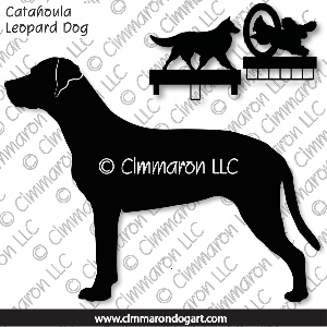 catah003ls - Catahoula Leopard Dog Side MACH Bar