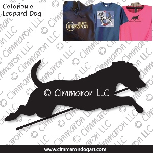 catah009t - Catahoula Leopard Dog Jumping Shirts