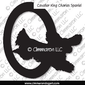 cavalier003s - Cavalier King Charles Spaniel Agility Silhouette Sweatshirt