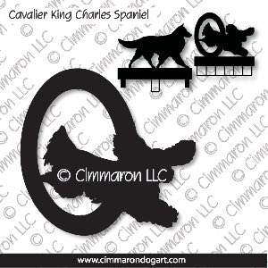 cavalier003ls - Cavalier King Charles Spaniel Agility MACH Bars-Rosette Bars