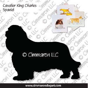 cavalier001n - Cavalier King Charles Spaniel Note Cards