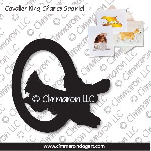 cavalier003n - Cavalier King Charles Spaniel Agility Note Cards