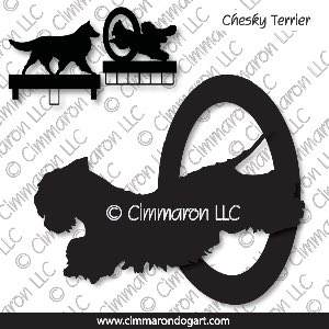 cesky003ls - Cesky Terrier Agility MACH Bars-Rosette Bars