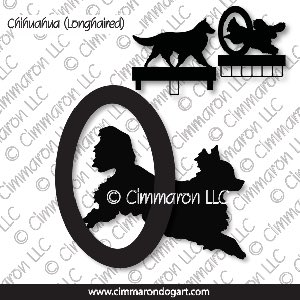 chichi-r-008ls - Chihuahua Long Coated Agility MACH Bars-Rosette Bars