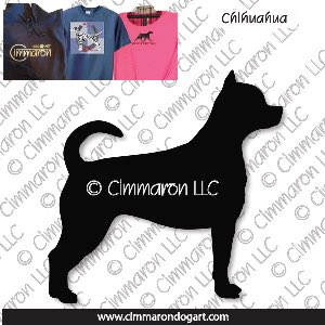 chichi-s-001t - Chihuahua Stacked Custom Shirts