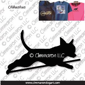 chichi-s-004t - Chihuahua Jumping Custom Shirts