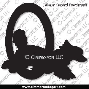 crested-pp008d - Chinese Crested Powder Puff Agility Decal