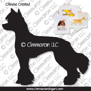 crested001n - Chinese Crested Note Cards