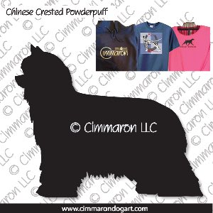 crested-pp005t - Chinese Crested Powder Puff Custom Shirts