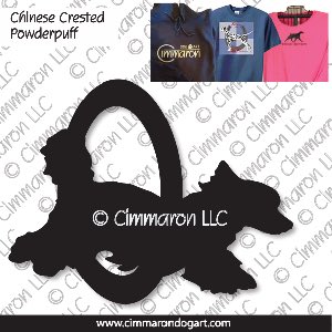 crested-pp008t - Chinese Crested Powder Puff Agility Custom Shirts