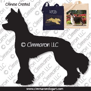 crested001tote - Chinese Crested Tote Bag