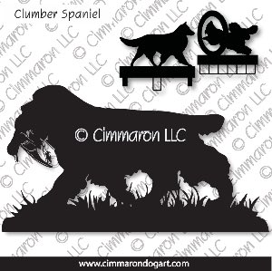 clumber005ls - Clumber Spaniel Field MACH Bars-Rosette Bars