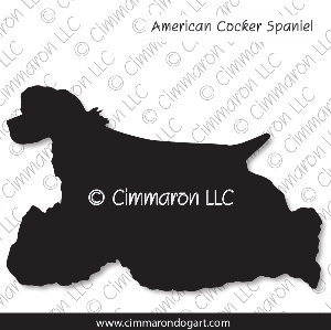 cocker006d - Cocker Spaniel Moving Decal