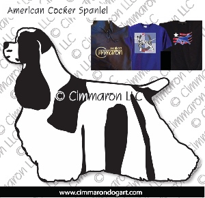 cocker002t - Cocker Spaniel Parti Custom Shirts