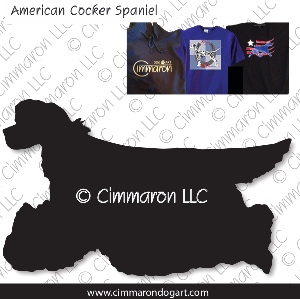 cocker009t - Cocker Spaniel Long Tailed Moving Custom Shirts