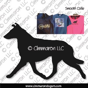 collie-s-010t - Collie Smooth Gaiting Custom Shirts