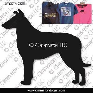 collie-s-008t - Collie Smooth Shirts