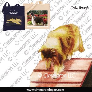 collie-r-006tote - Collie A Frame Tote Bag