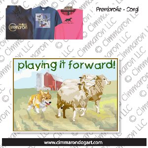 corgi019t - Pembroke Welsh Corgi-Playing Forward Custom Shirts