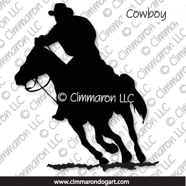 cowboy001d - Cowboy One Decal