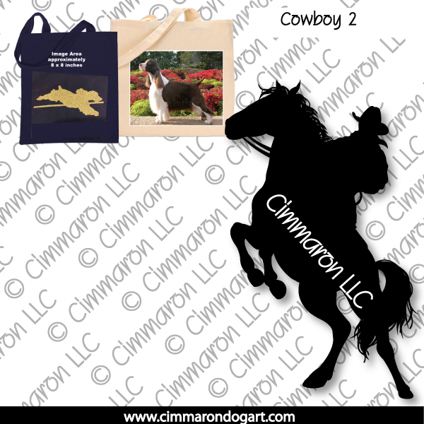 cowboy002tote - Cowboy Two Tote Bag