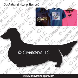 doxie011t - Dachshund Longhaired Custom Shirts