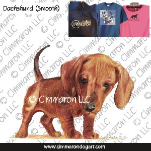 doxie009t - Dachshund Smooth Puppy Custom Shirts