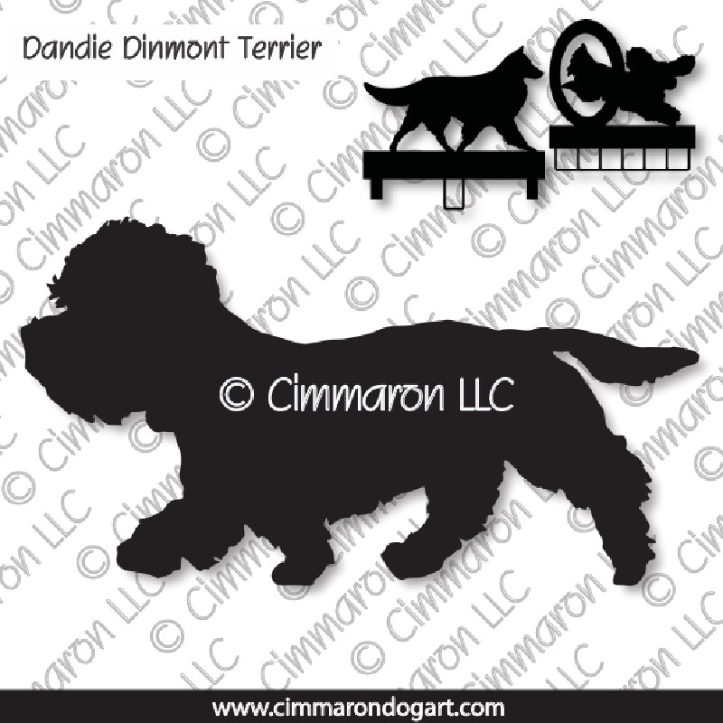 dandi002ls - Dandie Dinmont Terrier Gaiting MACH Bars-Rosette Bars