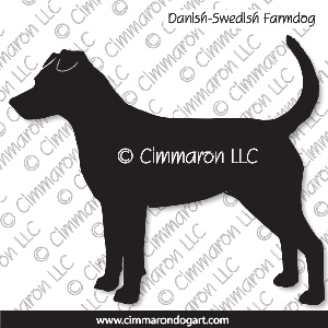 dafarm001d - Danish-Sweden Farmdog Decal