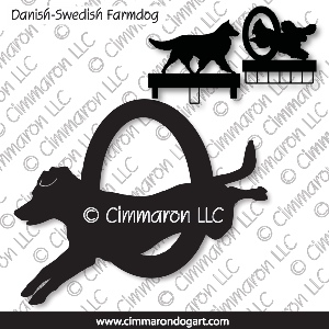 dafarm005ls - Danish-Sweden Farmdog Agility MACH Bars-Rosette Bars