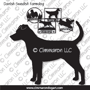 dafarm001s - Danish-Sweden Farmdog House and Welcome Signs