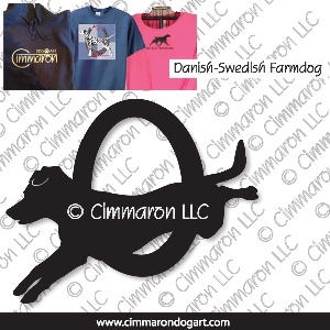 dafarm005t - Danish-Sweden Farmdog Agility Custom Shirts