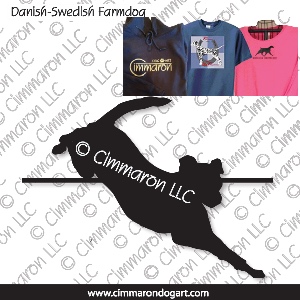 dafarm006t - Danish-Sweden Farmdog Jumping Custom Shirts