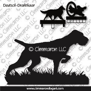 drahts005ls - Deutsch Drahthaar Dog Field MACH Bars-Rosette Bars