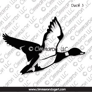 duck003d - Duck Flying Decal