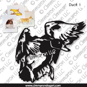 duck001n - Duck Note Cards