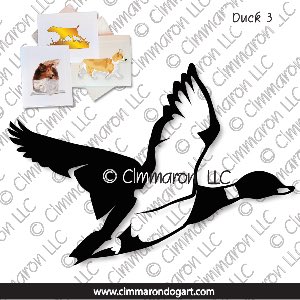duck003n - Duck Flying Note Cards