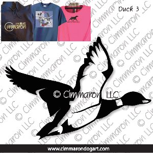 duck003 - Duck Flying Custom Shirts