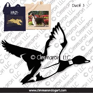duck003tote - Duck Flying Tote Bag