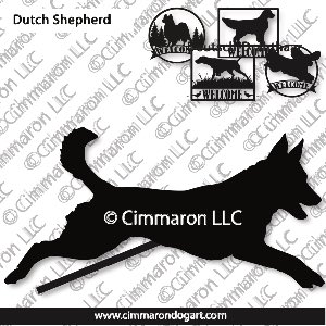 dutchshep004s - Dutch Shepherd Jumping House and Welcome Signs