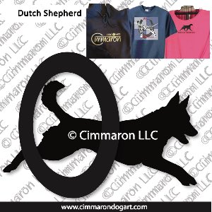 dutchshep003t - Dutch Shepherd Agility Custom Shirts