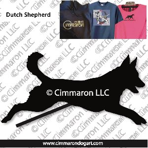 dutchshep004t - Dutch Shepherd Jumping Custom Shirts