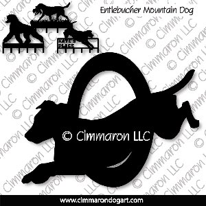 entlet010h - Entlebucher Mountain Dog Agility Leash Rack