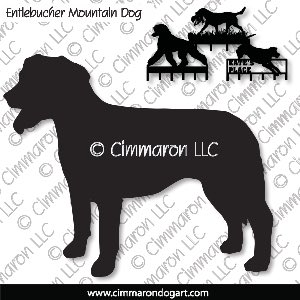 entle006h - Entlebucher Mountain Dog Leash Rack
