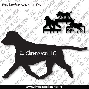 entlet009h - Entlebucher Mountain Dog Moving Leash Rack