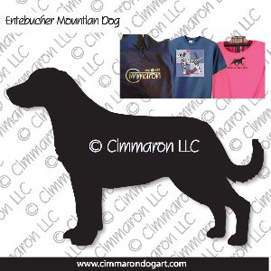 entlet007t - Entlebucher Mountain Dog Standing Custom Shirts