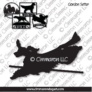 gordon008s - Gordon Setter Obedience House and Welcome Signs