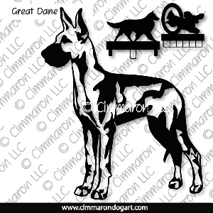 grdane010ls - Great Dane Puppy MACH Bars-Rosette Bars