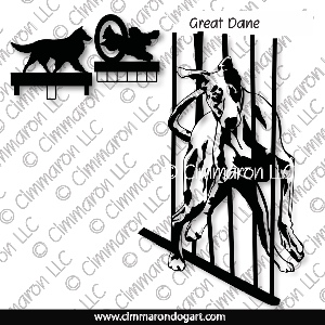 grdane008ls - Great Dane Agility Weaves MACH Bars-Rosette Bars