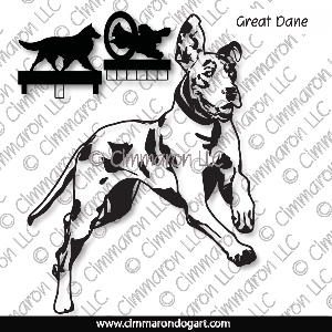 grdane009ls - Great Dane Happy MACH Bars-Rosette Bars